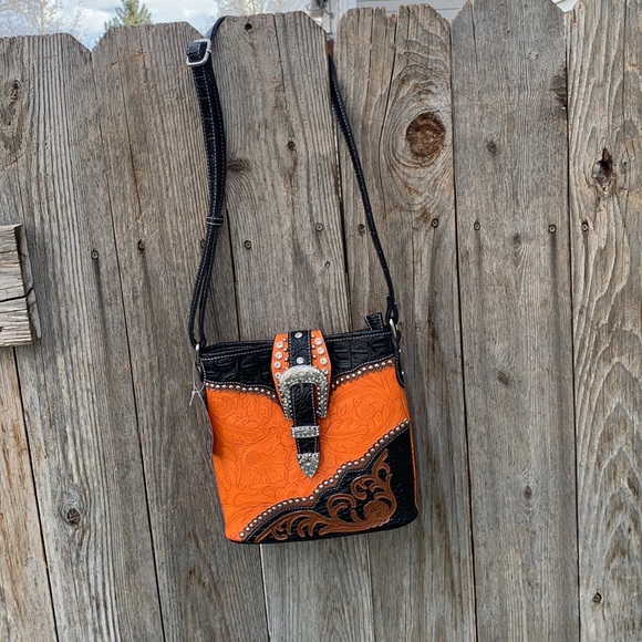 Burnt Orange Western Purse - Picture 4 of 13